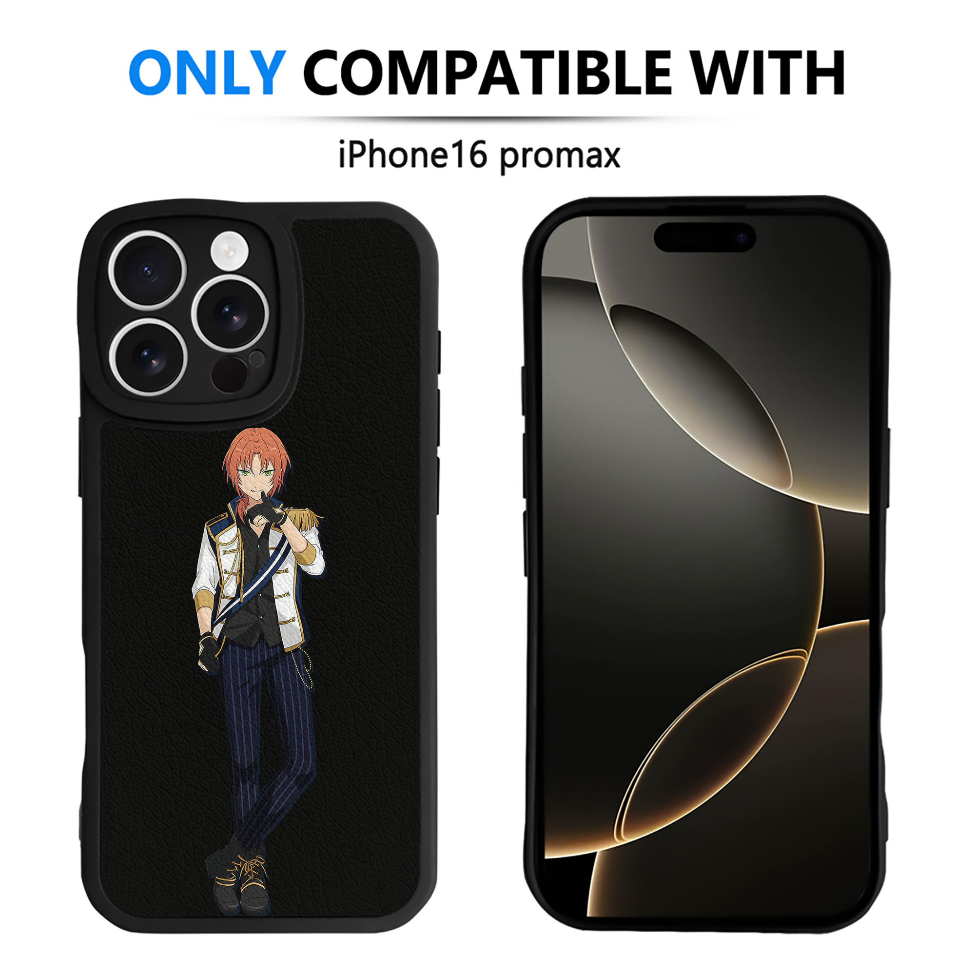 （画像用） あんさんぶるスターズ! Ensemble Stars 【iPhone 16シリーズ対応】シリコンスマホケース（レザー調） 材質：シリコン